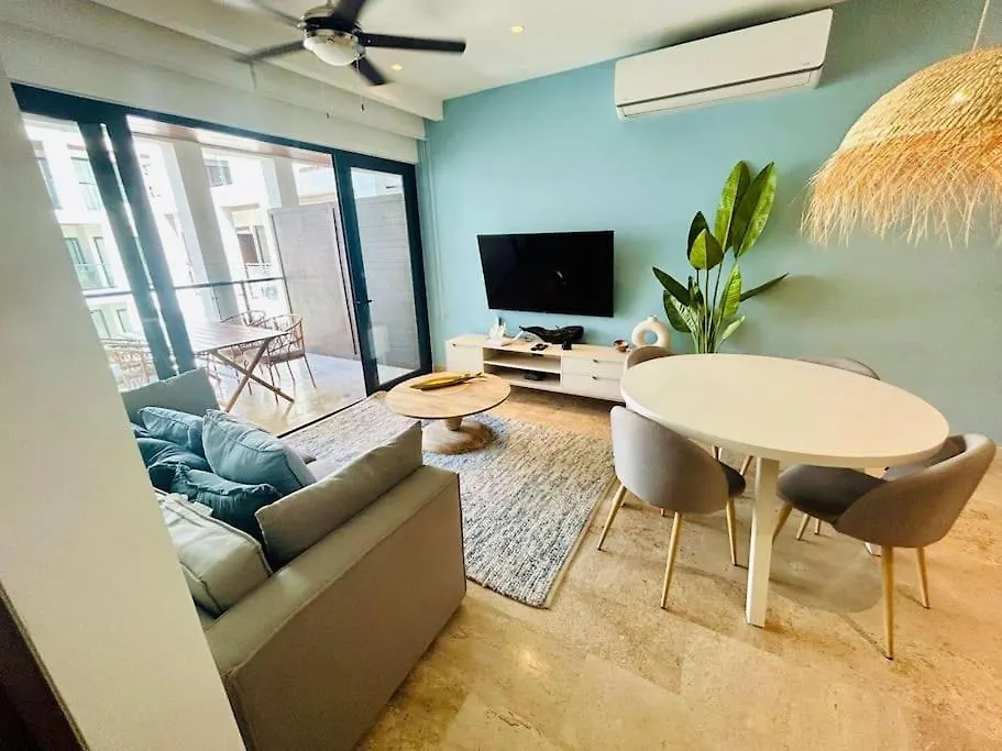 Ipana A402 Sea Style 2 Bedrooms Condo High Floor Playa del Carmen Apartment